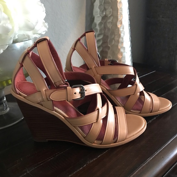 New! Coach Wedge Sandals - Picture 1 of 5